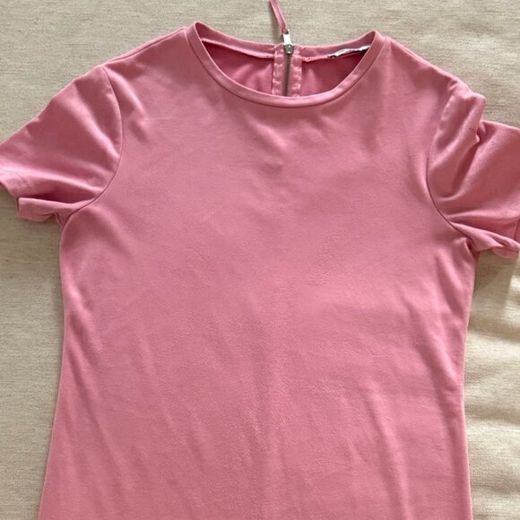 ZARA Trafaluc Bubblegum Pink T-shirt Dress from 2017!  Size M - Picture 10 of 11